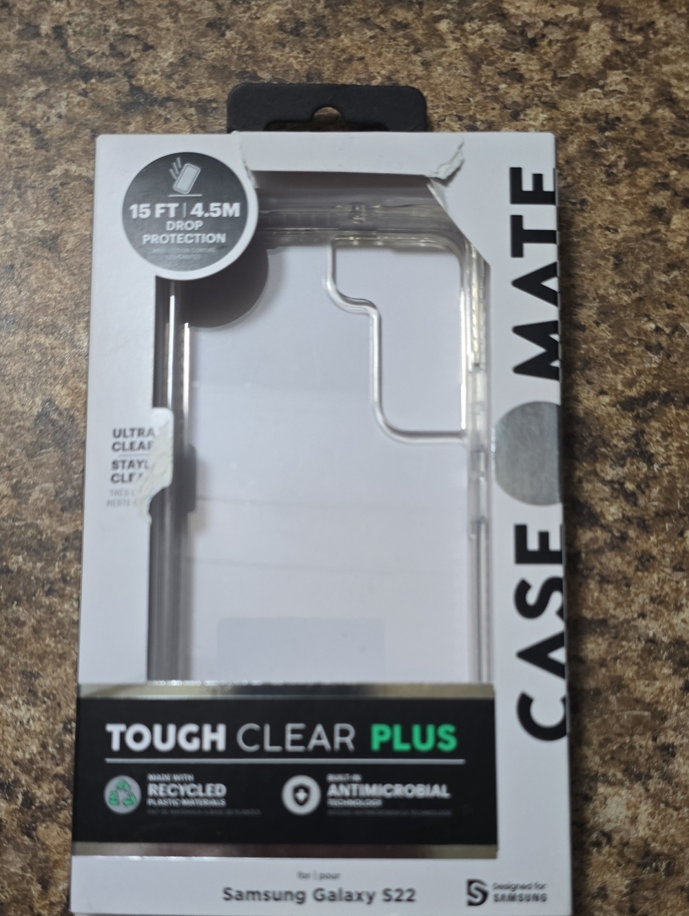 CASE-MATE Tough Clear Plus Clear Phone Case for Samsung Galaxy S22 NWT‎